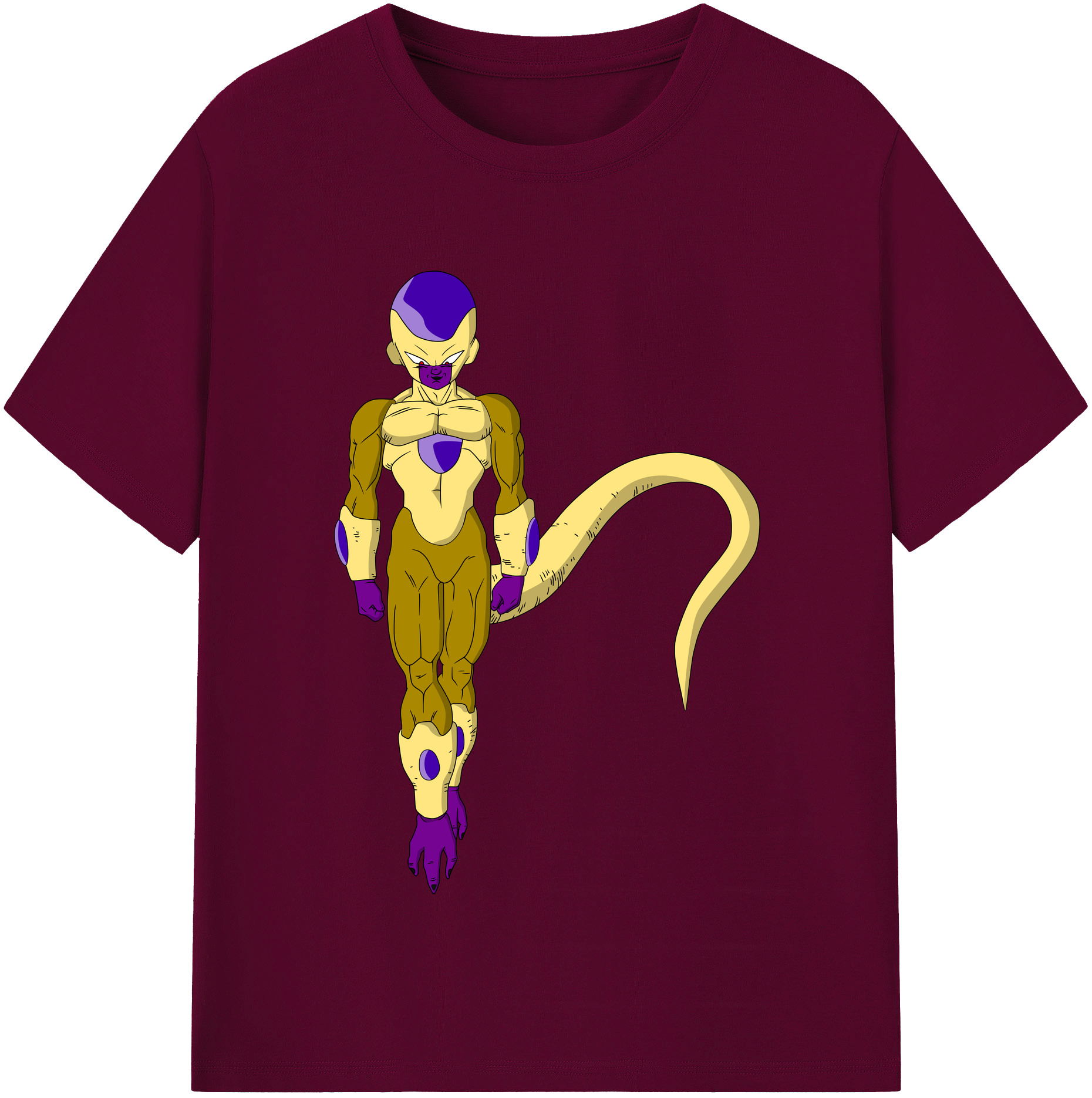 （画像用） ドラゴンボール フリーザ DRAGON BALL Frieza レディースカジュアルプリントTシャツ（綿100％）